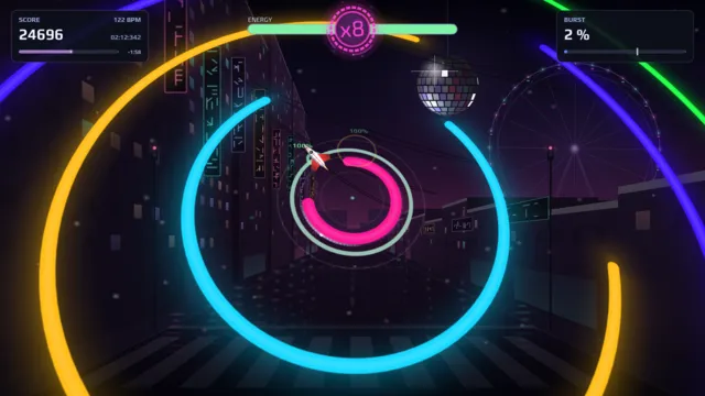 Nu-disco night in a neon Tokyo street