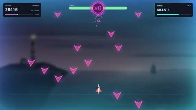 BURST: arcade shootout by the lighthouse